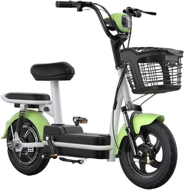 Bacicle 접이식 전기자전거 미니벨로 48V 15A 리튬 배터리 전동 출퇴근 배달, HD-그린 15A 리튬배터리 48V 경량스틸