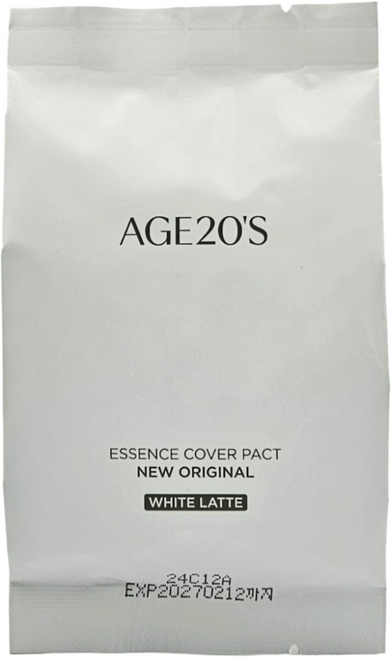 에이지투웨니스 에센스 커버 팩트 뉴 오리지널 리필 화이트 21호, 1개