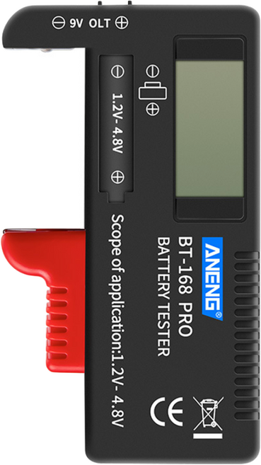 배터미 건전지 용량 테스터 배터리 잔량 측정기, 일반형 BT-168 PRO, 1개