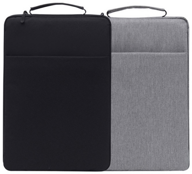 노트북가방 넷북가방 핸드파우치 15인치 태블릿파우치, 그레이, 1개