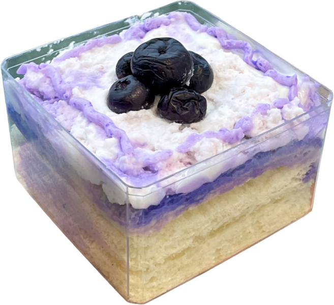 플라스틱 보틀케이크 티라미수 정사각 소형용기 + 뚜껑포함 325ml, 6세트, 12개