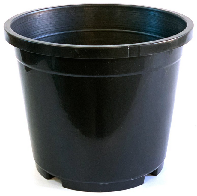 플라스틱화분 다용도화분(검정)10호 화분 분갈이흙, 1개