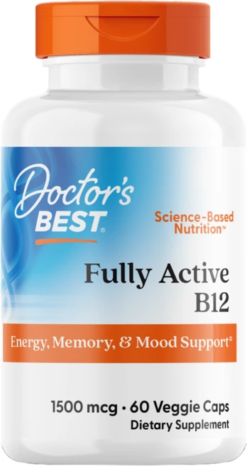 닥터스베스트 풀리 액티브 B12 1500mcg 베지 캡, 60개입, 1개, 60정 - 쿠팡
