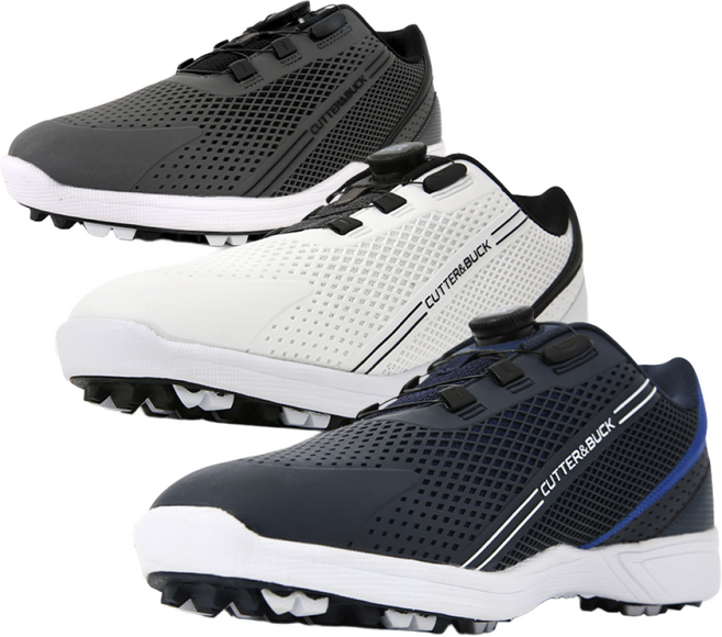 [완판/추가리오더입고] 커터앤벅 남성 다이얼 고무성형 골프화 - CBM3AGS387