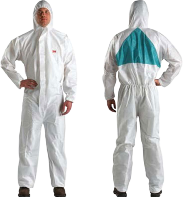 3M 보호복 4520 보호복 미세분진 청소 의료 방사선 작업장 방진복 화이트, 1개