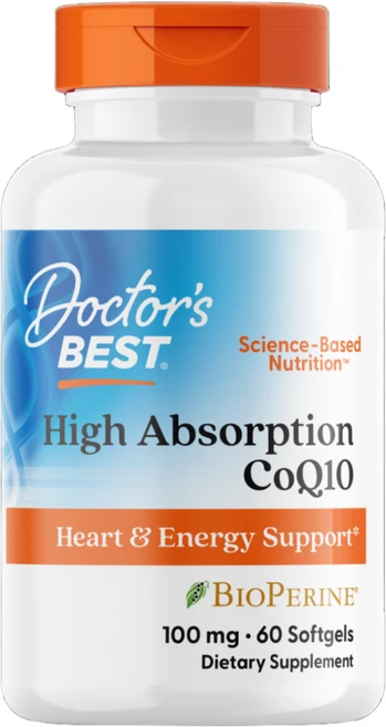 닥터스베스트 하이 앱솔션 CoQ10 100mg 소프트젤, 1개, 60개입, 60정 - 쿠팡