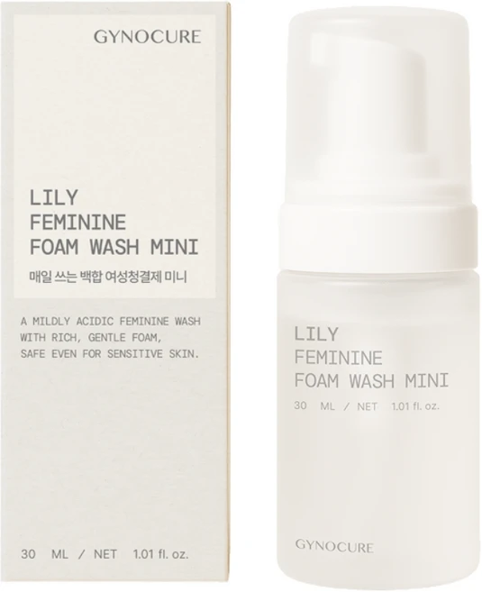 GYNOCURE 지노큐어 백합 여성청결제 미니 휴대용 여행용, 1개, 30ml - 쿠팡
