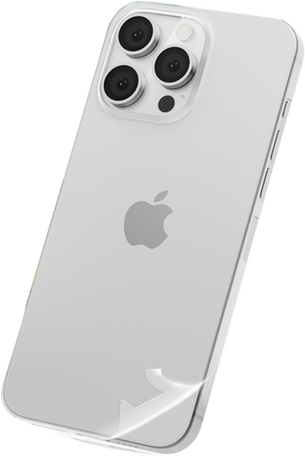 5세컨즈 부착이 쉬운 후면/측면 테두리 커버 지문방지 보호필름 2매, 2개