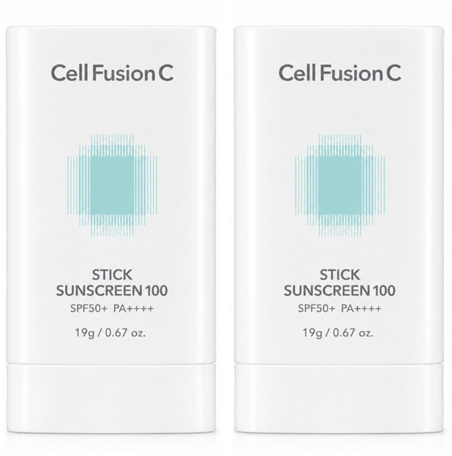 셀퓨전씨 스틱 썬스크린 100 SPF50+ PA++++, 19g, 2개