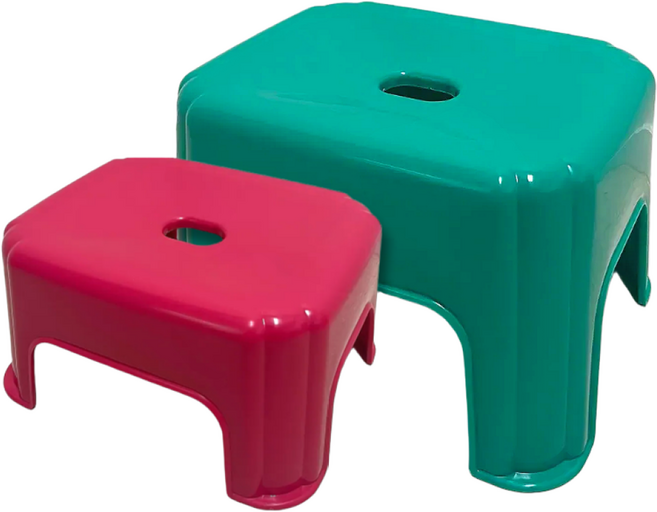 나코 목욕탕 욕실의자 작은 플라스틱 어린이 간이 미니의자 캠핑용, 그린