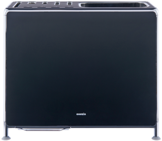 쿠진 나이프케어 오브제 칼소독기 [본체+쿠진 나이프 세트], 시크블랙+쿠진칼세트