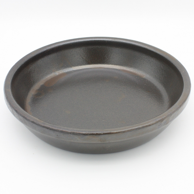 그린데이 국산 옹기 수반 항아리 뚜껑 화분받침 숯부작 받침 원형 자연공간 연출 수경재배, 1개, 옹기 오리지널