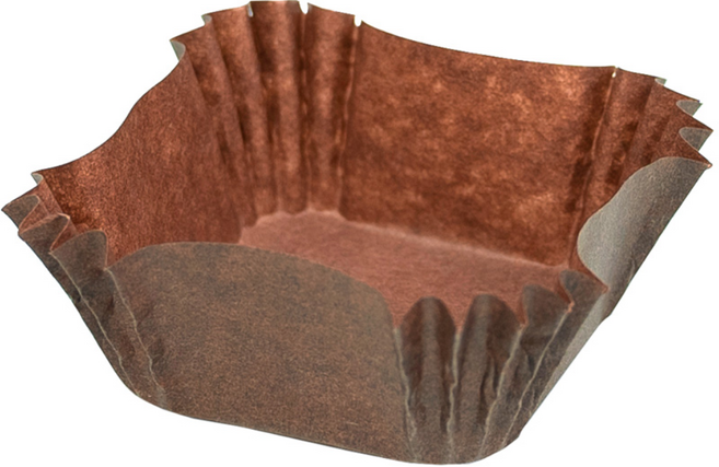 제이팩토리 사각 유산지컵 베이킹컵 머핀컵 노르딕 초코 45mm 200개, 사각-초코