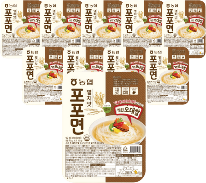 [농협]철원 포포면(멸치맛), 92g, 10개