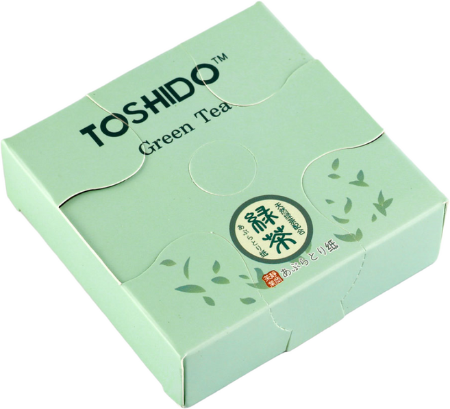 토시도 탁상용 녹차 마 기름종이 800매 얼굴 유분 피지제거, 1개, 800매입