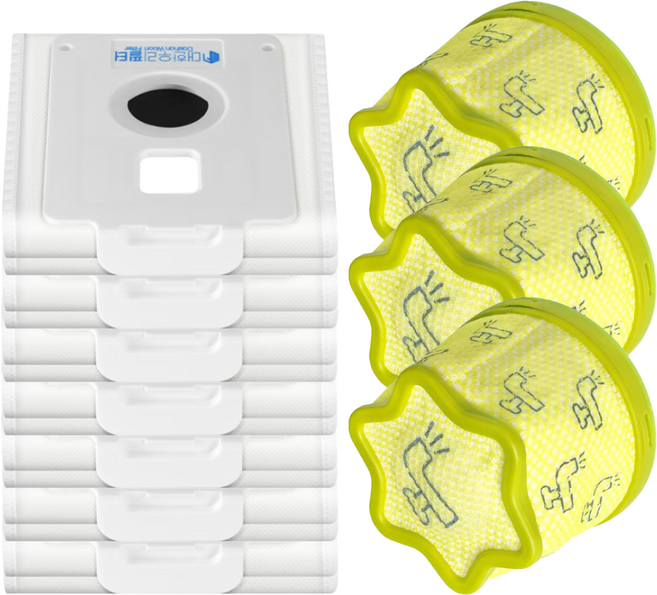 대한우리필터 LG 코드제로 A9 A9S 호환 소모품 프리필터 3매 먼지봉투 7장, 10개, 수량