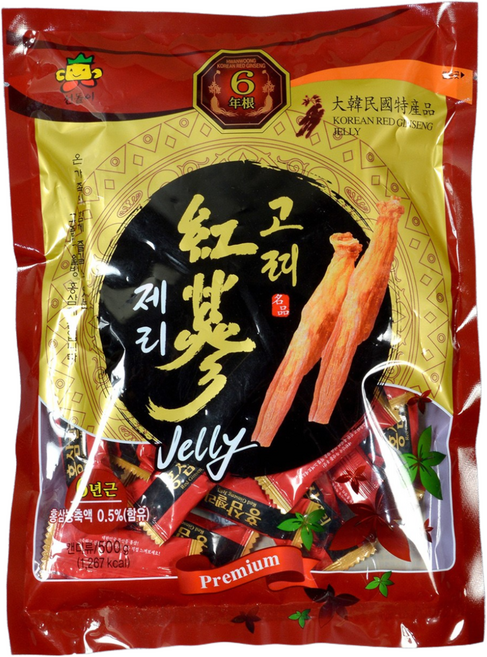 햇사랑식품 고려홍삼젤리 500g, 1개