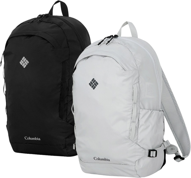 컬럼비아 초경량 백팩 남여공용 가벼운 등산백팩 패커블 산행가방(멀티백 포함), 라이트그레이