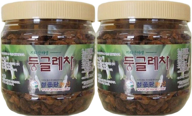 청운당농산 지리산 볶은 둥굴레차 자연산 국산 둥글레차, 2개, 250g, 1개입