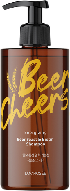 (아울렛/유통기한 27.01.04) 에너자이징 맥주효모 비오틴 샴푸 / 맥주효모 600 000ppm 탈모증상완화 기능성, 1개, 500ml