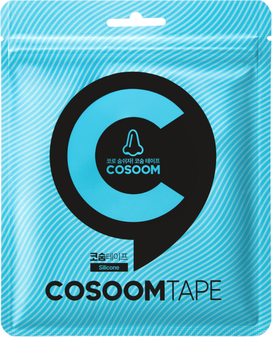 코숨 지진희 코숨테이프 실리콘 입벌림 방지 입술 수면 테이프 이우정 한의사 입 막음 밴드 30매, 1개