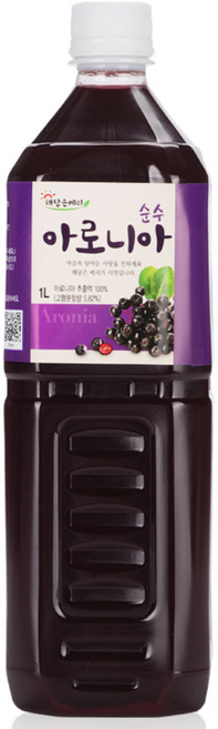 해담은베리 순수 아로니아원액, 1L, 1개