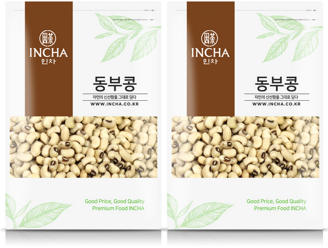 인차 동부콩 돈부콩 블랙아이빈, 2개, 2kg