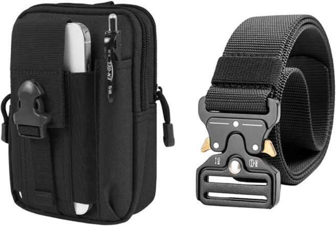 스마트폰 허리 가방 벨트 세트 현장 공구가방 힙색