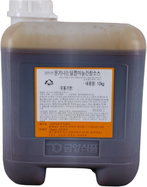 금양식품 윤기나는달콤마늘간장소스 10KG 간장치킨소스, 1개