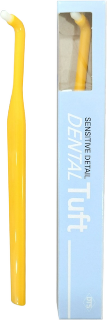 덴탈터프트 첨단칫솔 TR 짧은돔형, 4개입, 1세트