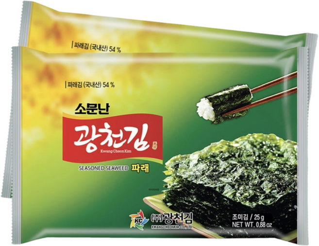 [광천김] 광천김 소문난 파래 전장김, 12개