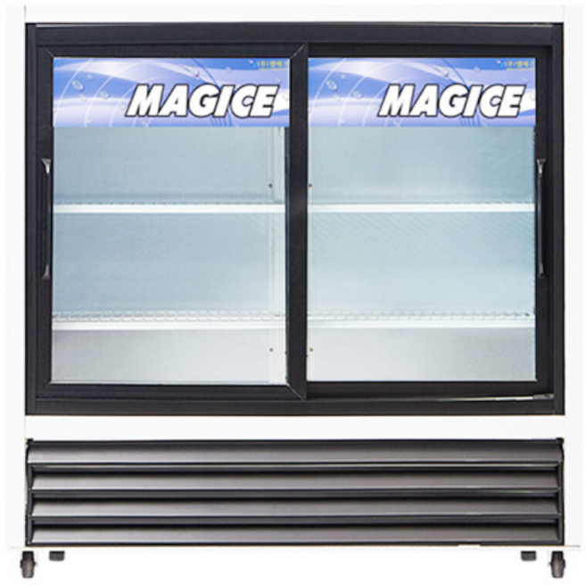 업소용 2도어 수평형 냉장쇼케이스 음료쇼케이스 음료수냉장고 JC-400HR