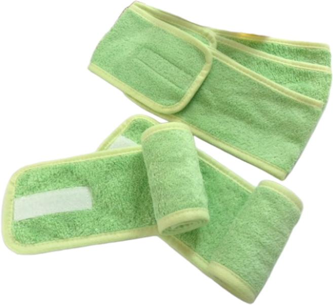 부드러운 극세사 헤어밴드(세안밴드) 단품, 1개, 그린