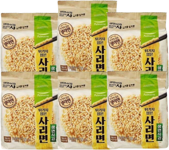풀무원 튀기지 않은 사리면 5개입, 30개