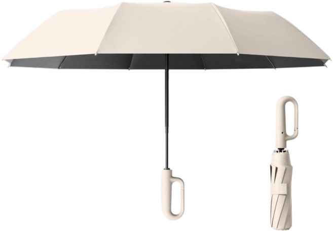 디아쿠아 장우산 보다 큰 여행 등산 골프 카라비너 3단 우산