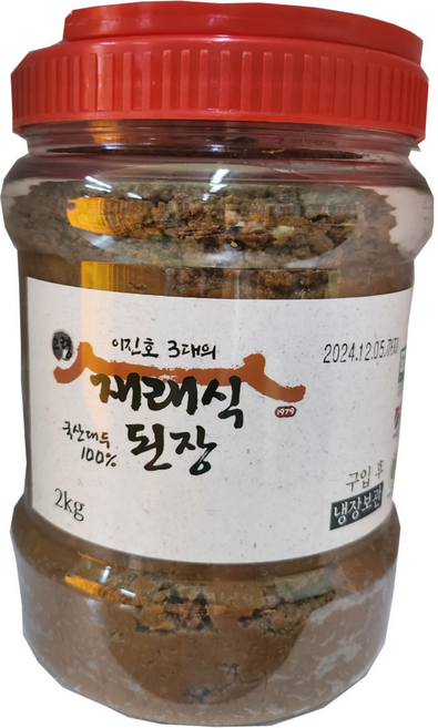 고령 재래식 된장, 1개, 된장2kg