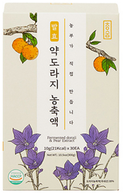 유산균 발효 약도라지 농축액 스틱형, 10g, 30개