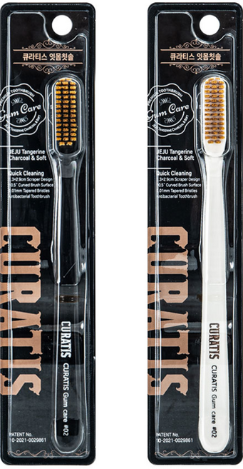 큐라티스 와이드 왕 대왕칫솔 잇몸칫솔 시린이 임플란트 (Gum)-6개세트, 1개, 6개입