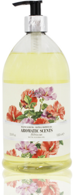 루디 아로마틱센트 바스앤 샤워젤 히비스커스향, 1L, 1개
