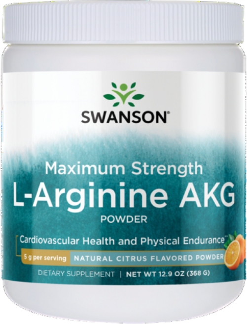 스완슨 맥시멈 스트렝스 L-아르기닌 AKG 파우더 5g 시트러스, 1개