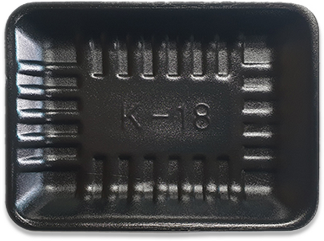 PSP 트레이 18호 (떡 야채 족발) 검정, 1개입, 400개