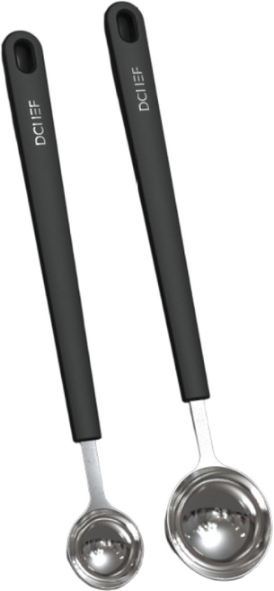 데일리셰프 롱핸들 계량스푼 블랙 세트, 1세트