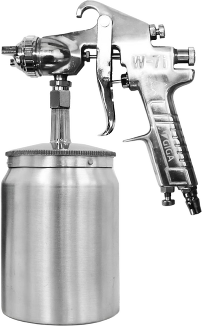 기가 에어 스프레이건 후끼 도색 분사기 자동차 공구 도장 W77 W71 (건+컵), W71(1.5mm x 600cc), 1개