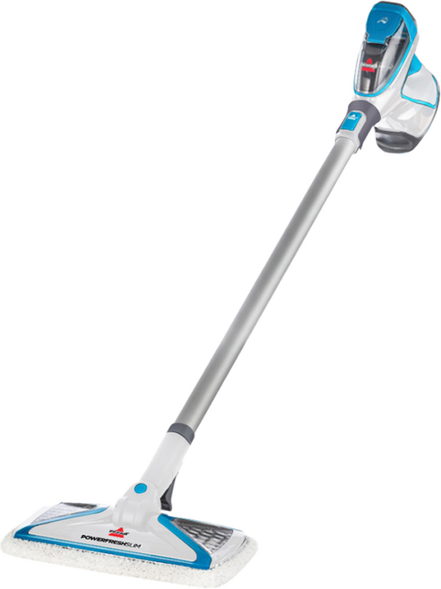 비쎌 슬림 스팀청소기 MAX 패키지 (정품걸레 12P 구성), 화이트블루