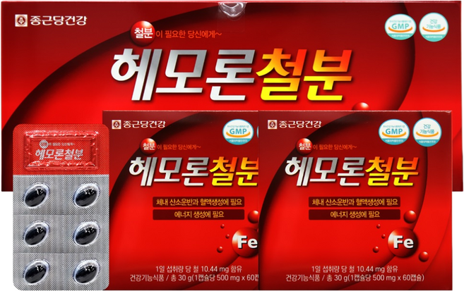 종근당건강 헤모론철분, 1회분, 1개