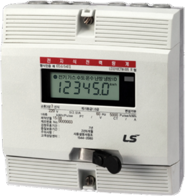 [LS ELECTRIC][LS산전] 전자식 전력량계 3상3선식 110V 5A 상하노출타입 LD3310CPM-005 S 매입타입 LD3310CPM-005 Te S, 1개