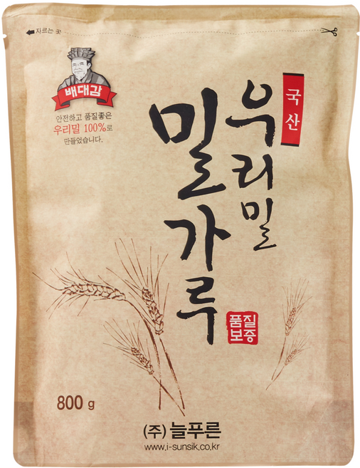 배대감 우리밀 밀가루, 800g, 1개