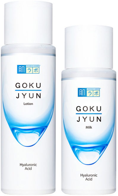 하다라보 고쿠쥰 로션(고보습화장수) 170ml +하다라보 고쿠쥰 밀크(고보습에멀전) 140ml, 1세트