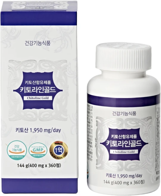 No.1 콜레스테롤개선 혈관노폐물배출 신장병영양제 키토산 키토라인골드, 1개, 90g - 쿠팡