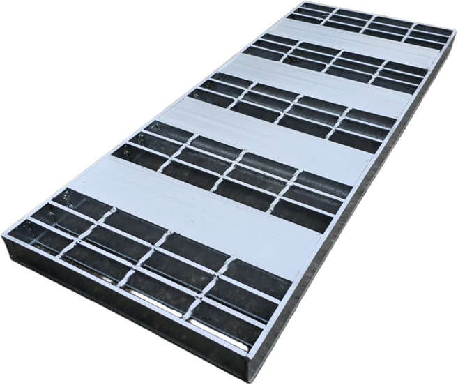 [전체규격] 대명건축자재 수로관 배수로 덮개 중하중용 스틸 그레이팅, 1개, 중하중그레이팅